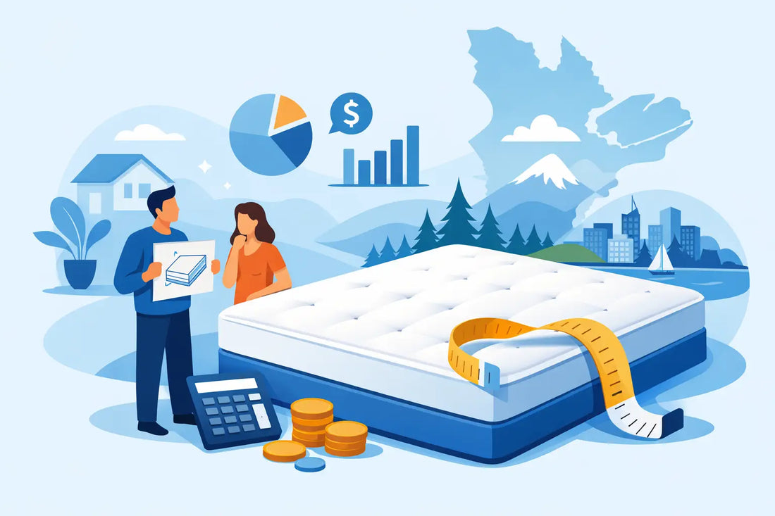 Combien coûte un matelas sur mesure au Québec ?