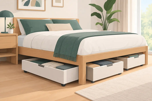 Optimiser l’espace sous le lit avec du rangement