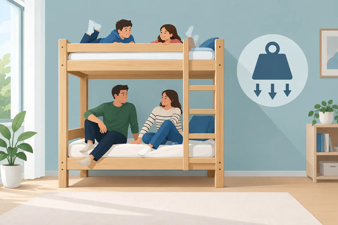 Quel poids supporte un lit superposé solide ?