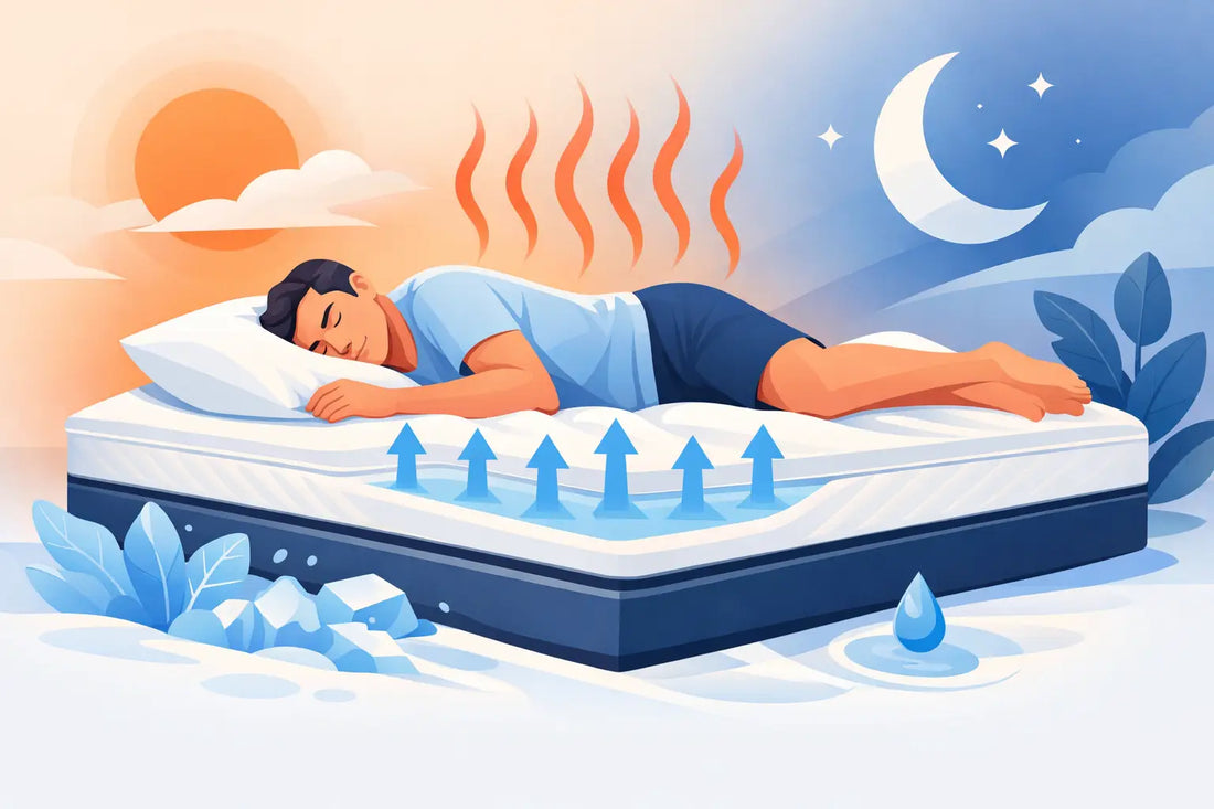 Les meilleurs matelas pour dormeurs chauds