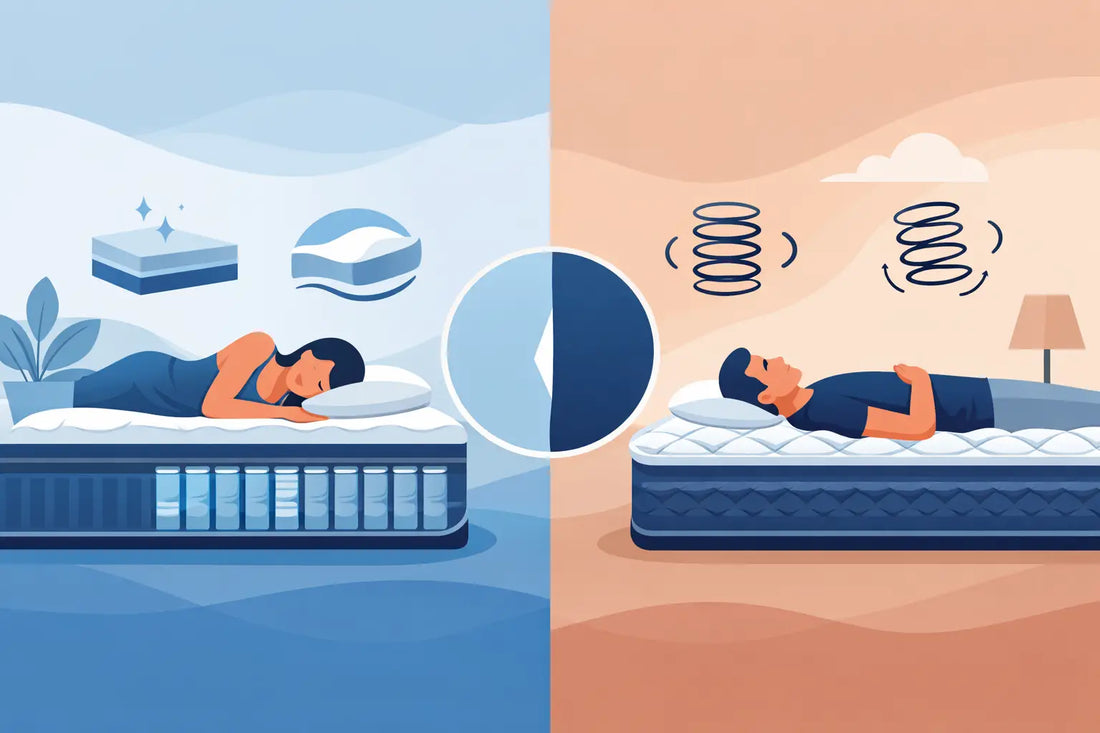Matelas hybride versus ressorts : lequel choisir ?
